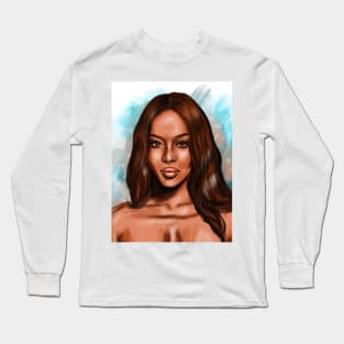 Naomi Campbell Long Sleeve T-Shirt